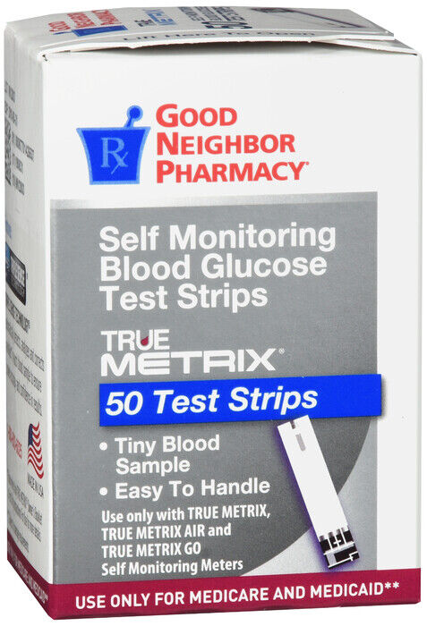 GNP TRUEMETRIX TEST STRIP 50CT MEDI MED