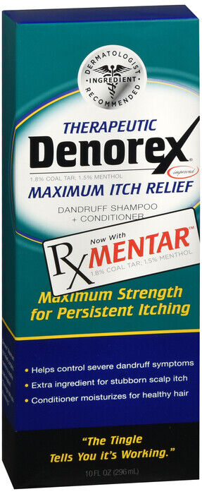 Denorex Therapeutic Maximum Itch Relief Dandruff Shampoo & Conditioner 10 oz