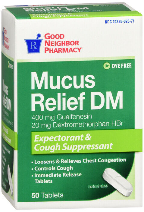 GNP MUCUS RELIEF DM TAB 50