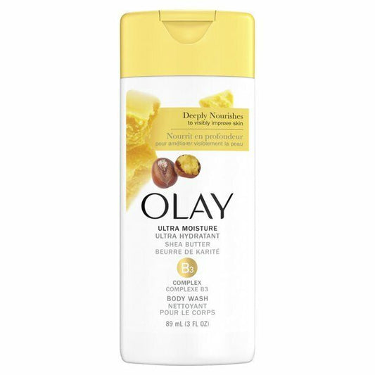 OLAY ULTRA MOISTURE SHEA BUTTER BODY WASH 3OZ