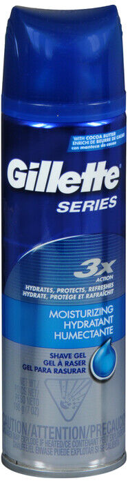 GILLETTE SERIES SHAVE GEL MOISTURIZING 7OZ