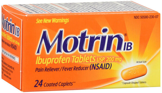 MOTRIN IB CAPLET 24 CT