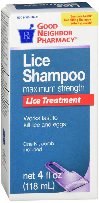 GNP LICE TREATMENT SHAMPOO 4 OZ