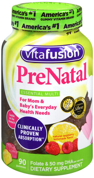 VITAFUSION PRENATAL GUMMY 90CT