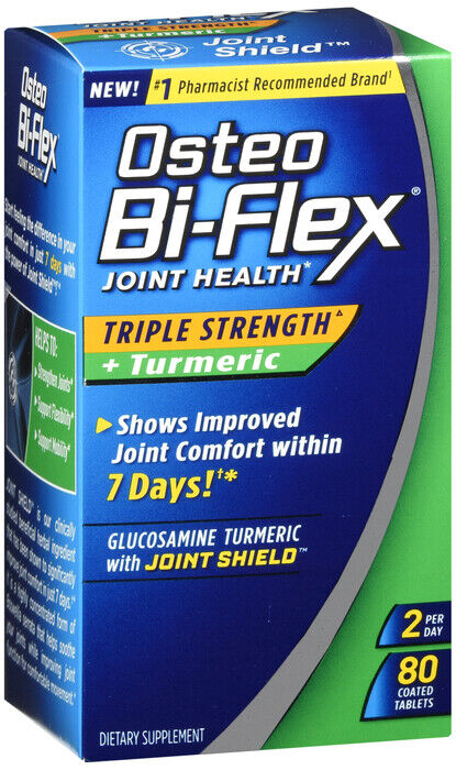 OSTEO BI-FLEX 3X-STRENGTH +TUMERIC TAB 80CT