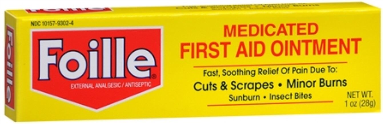 Foille Medicated First Aid Ointment 1 ounce  6 TUBES