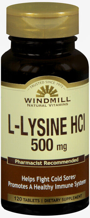 L-LYSINE 500MG HCI TABLET 120CT WINDMILL