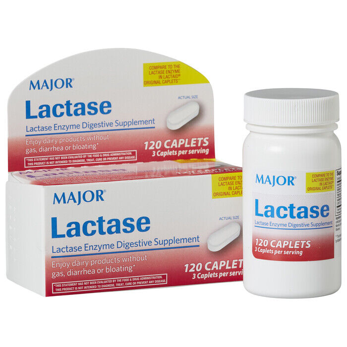 LACTASE CAPLETS 120 CT