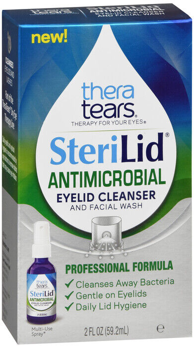 STERILID ANTIMICROBIAL EYELID CLEANSER 2 OZ