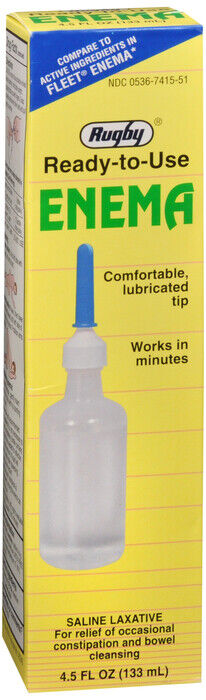 ENEMA 4.5OZ WATSON    sodium phosphate,mono-dibasic RECTAL ENEMA