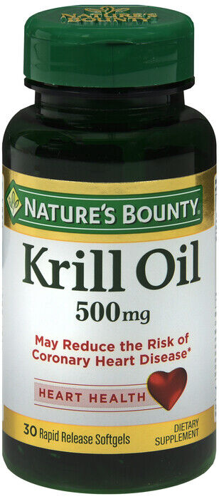 KRILL OIL 500MG SOFTGELS 30CT NAT BOUNTY