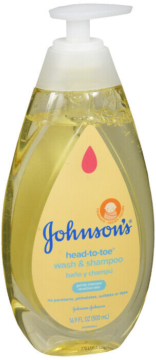 JOHNSONS BABY HEAD TO TOE WASH 16.9OZ   X  3