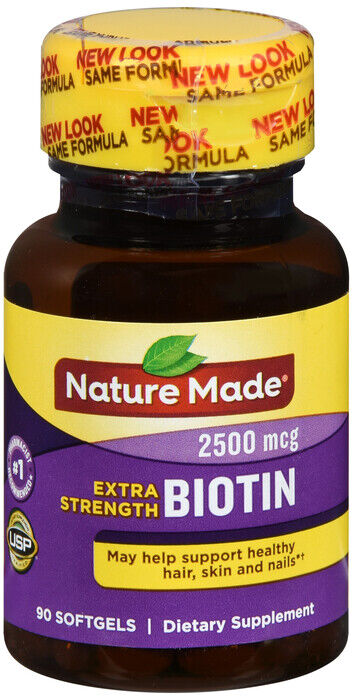 NATURE MADE BIOTIN 2500MG LIQUIGEL 90 CT