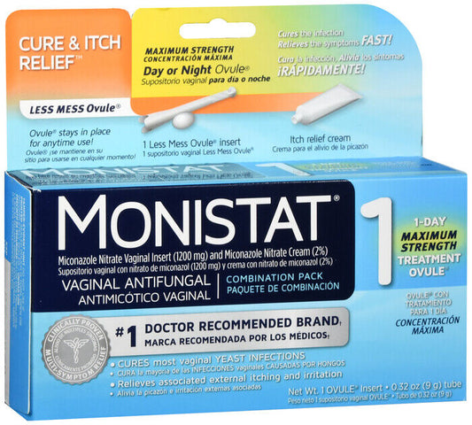 Monistat 1 Combo Ovule/Cream 0.32oz