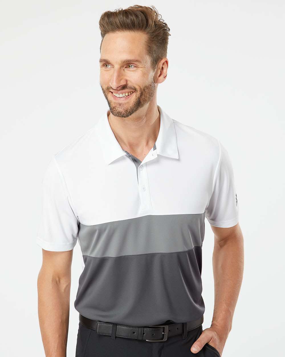 ADIDAS GOLF  A236 - Merch Block Polo Sizes S-4XL Climalite Sport dri-fit Shirt