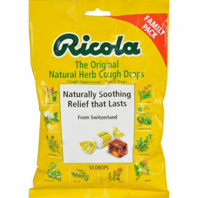 Ricola Natural Herb Cough Drops Original 45 Drops