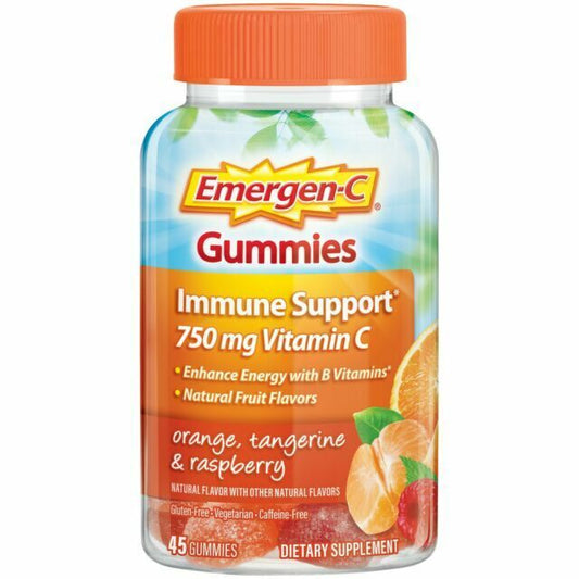 EMERGEN-C 750MG MIXED FRUIT GUMMIES 45CT