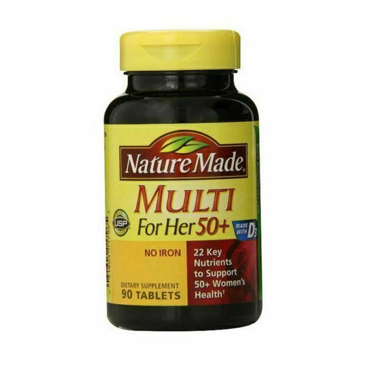 Nature Made Multi For Her Tablets 50+ 90ct