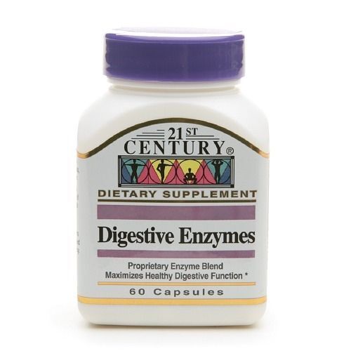 DIGESTIVE ENZYMES CAP 60CT 21ST CENTURY