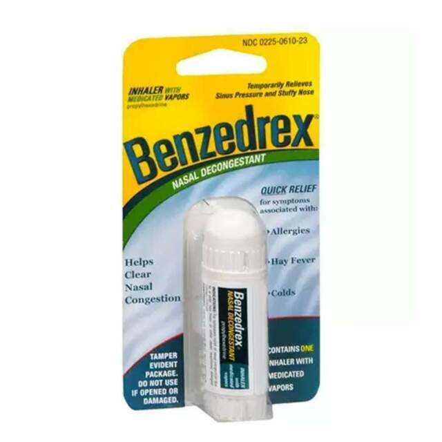 Benzedrex Nasal Decongestant Inhaler    10 count