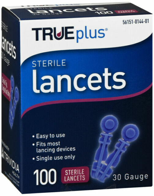 Trueplus Sterile Lancets 30 Gauge 100 ct