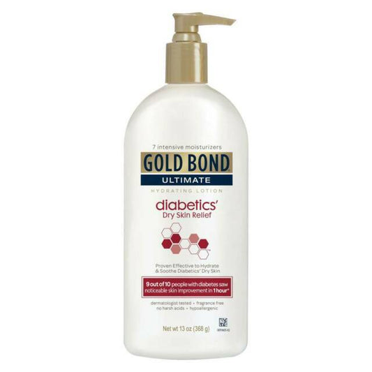 Gold Bond Ultimate Diabetic Skin Relief Lotion 13 oz ( 3 Bottles )