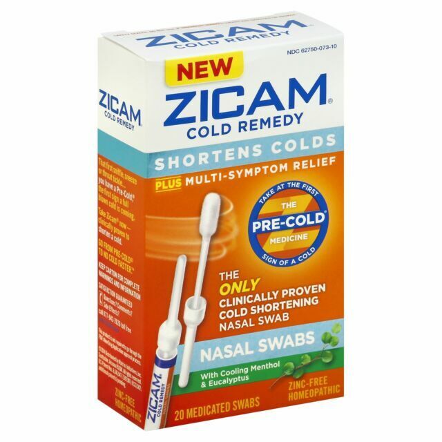 Zicam Cold Remedy Nasal Swabs - 20 Count