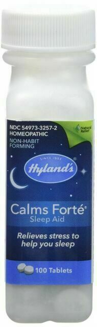 Hyland's CALMS FORTE 100 Tablets - Sleep Aid, Nervous Tension & Anxiety Relief