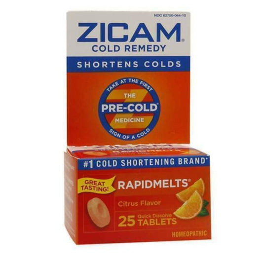 ZICAM RAPIDMELT CITRUS 25 Ct