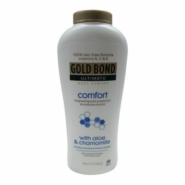 Gold Bond Body POWDER w/ Aloe & Chamomile 10oz ( 3 pack ) white