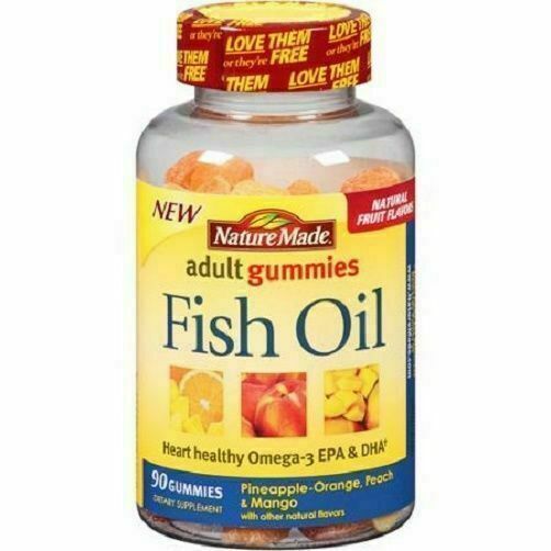 FISH OIL 222MG GUMMIE ASSORTED FLAVORE  90CT NATURE  MADE