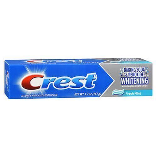 Crest Whitening Baking Soda & Peroxide Fresh Mint Toothpaste 5.7 Oz