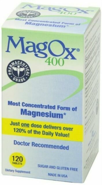 MagOx Magnesium 400mg Tabs 120ct