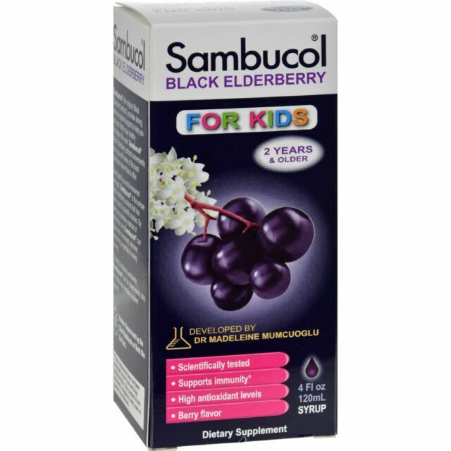 SAMBUCOL BLACK ELDERBERRY KIDS SYRUP