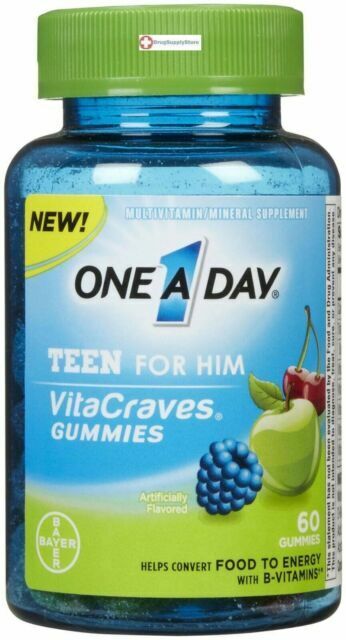 One A Day for Him VitaCraves Teen Multivitamin & Multimineral Gummies 60 Count