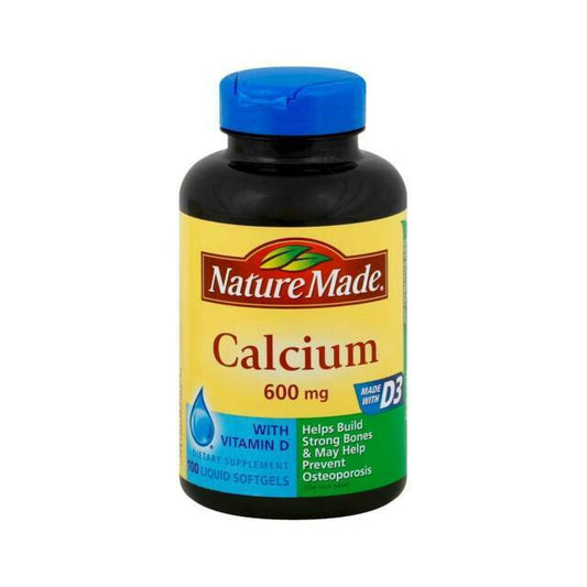 NATURE MADE CALCIUM 600 + D SOFTGEL 100 CT