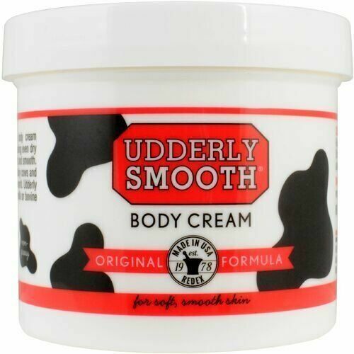 (12)-Udderly Smooth Udder Cream Greaseless Hand Lotion Soften Dry Skin 10oz Jar