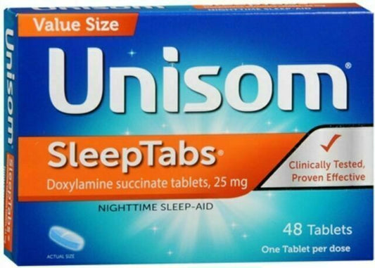 Unisom Sleep Tabs (doxylamine succinate 25mg) 48ct