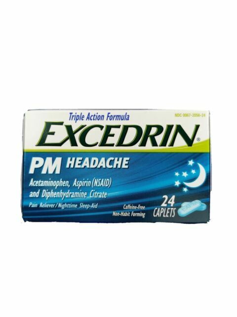 EXCEDRIN PM HEADACHE CAPLET 24CT