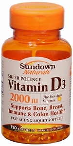 VIT D 2000IU SOFTGEL 150CT SUNDOWN