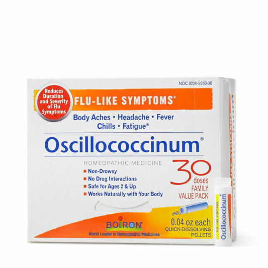 Boiron Oscillococcinum Flu-Like Symptoms Quick-Dissolving Pellets 0.04 oz 30 ct