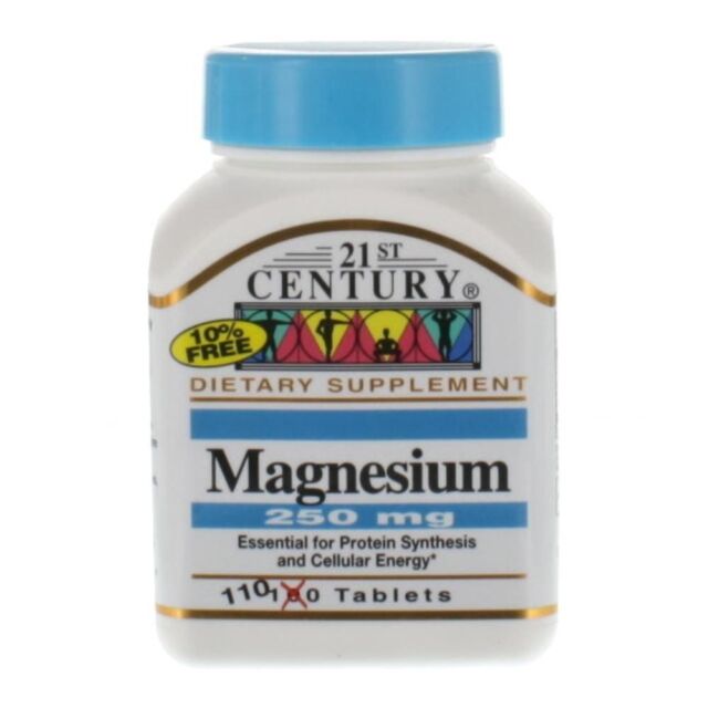 MAGNESIUM 250MG TABLETS 110CT 21ST CENTURY