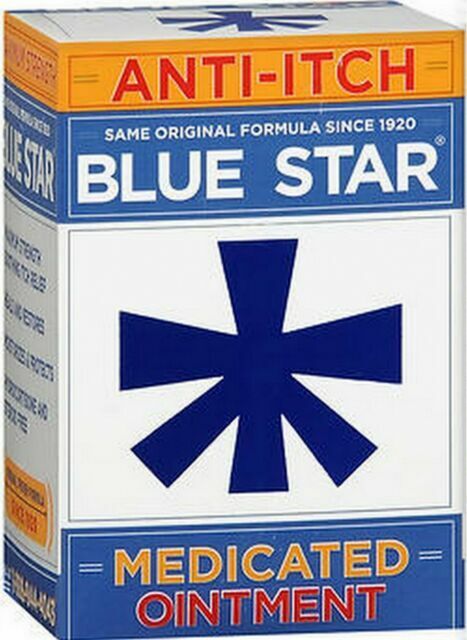 Blue Star Anti-Itch Medicated Ointment 2 oz  x 2 boxes